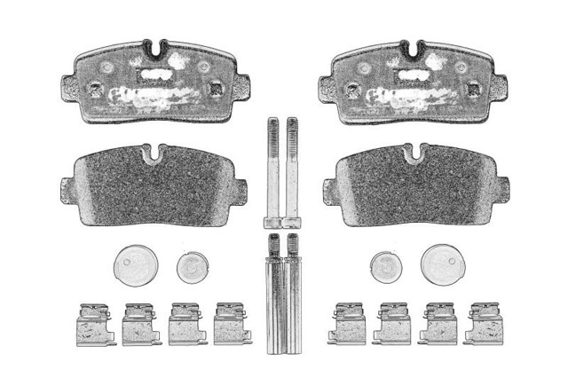 Задние дисковые колодки Iveco 42579529