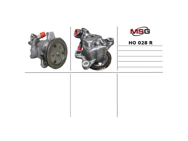 Насос гидроусилителя руля MSG Rebuilding HO028R