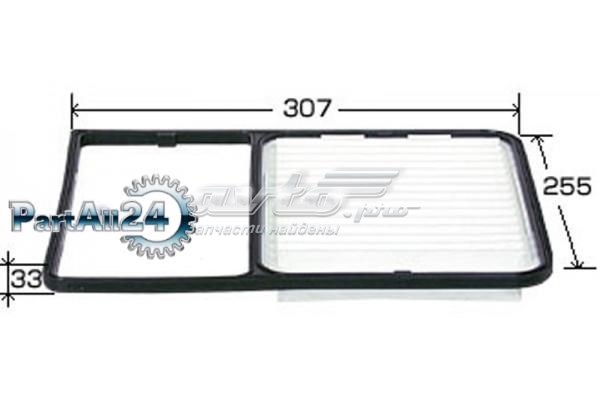 Воздушный фильтр A1016 JS Asakashi