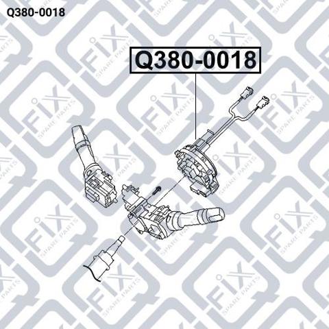 Подрулевой шлейф Q-fix Q3800018