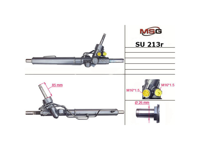 Купить SU213R MSG Rebuilding Рулевая рейка