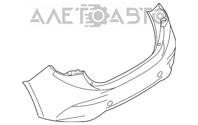 Бампер задний Mazda BJS750221ABB цена, от 88.78 USD