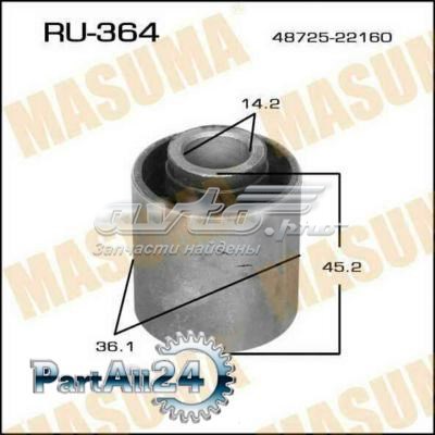 Сайлентблок заднего кулака Masuma RU364 цена, от 5.70 USD