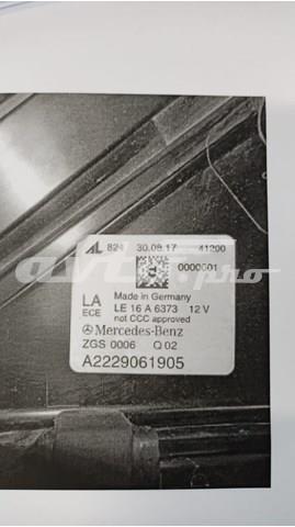 A2229061905 Mercedes Фара
