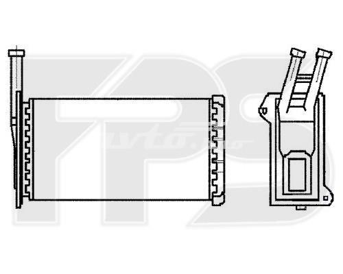 Радиатор печки (отопителя) FPS 28N21