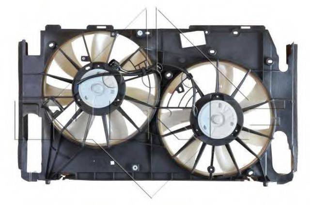 Ventilador (roda de aletas) do radiador de aparelho de ar condicionado para Toyota RAV4 (A3)