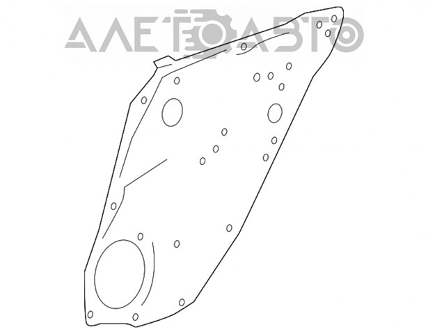 Mecanismo de acionamento de vidro da porta traseira esquerda para Mercedes ML/GLE (W166)