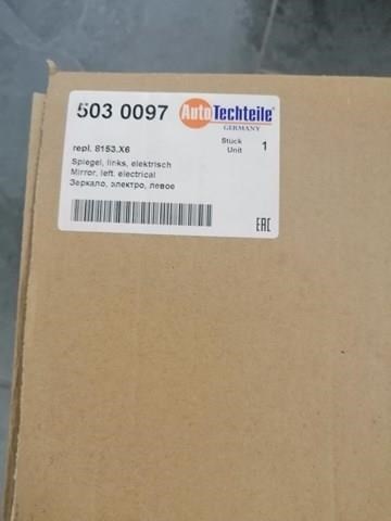 Зеркало заднего вида, левое Autotechteile 5030097 цена, от 34.64 USD