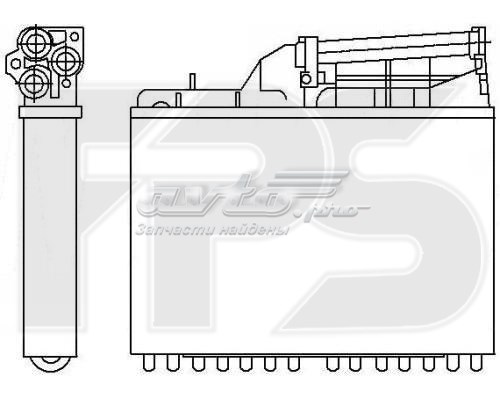 Радиатор печки (отопителя) FPS 14N110