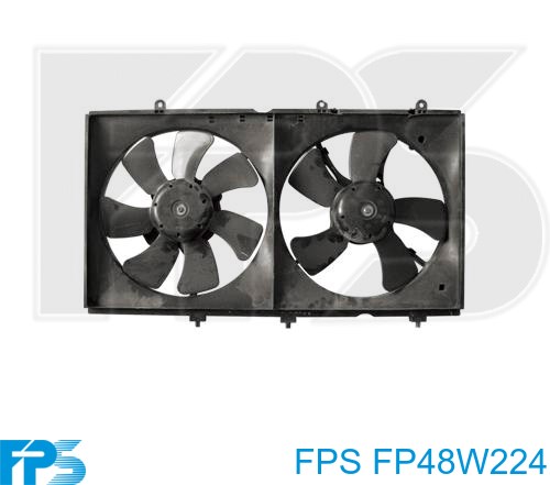 Диффузор радиатора охлаждения в сборе с крыльчаткой FPS FP48W224