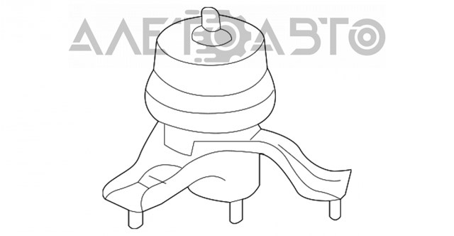 Правая подушка двигателя 1236220040 Toyota