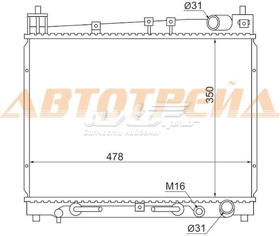 Радиатор TY000W10 SAT