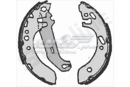 Колодки тормозные задние барабанные STARLINE SBC07155