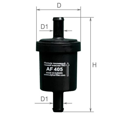Фильтр топливный Alpha Filter AF405