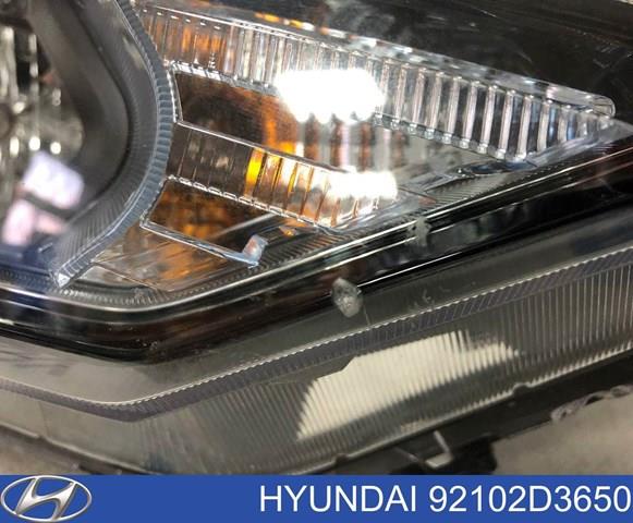 Фара правая Hyundai/Kia 92102D3650