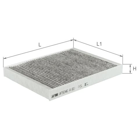 Купить AF5046A Alpha Filter Фильтр салона угольный