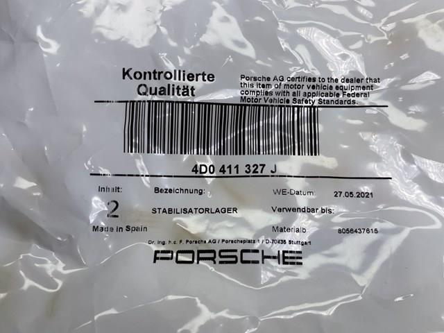 Втулка переднего стабилизатора Porsche 4D0411327J цена, от 2.98 USD