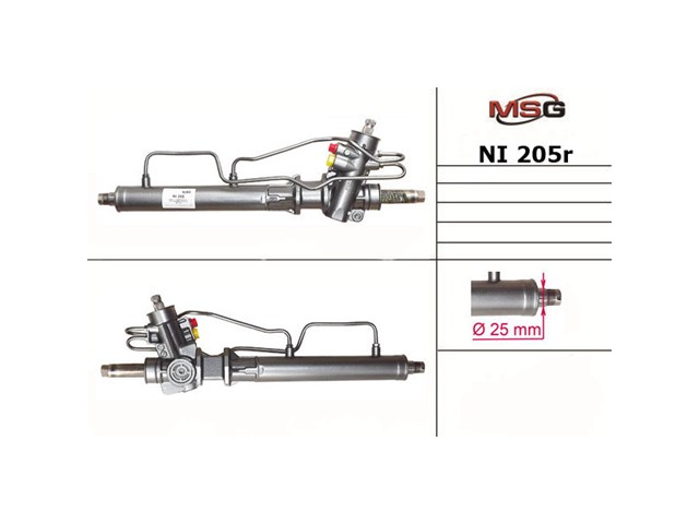 Рулевая рейка NI205R MSG Rebuilding
