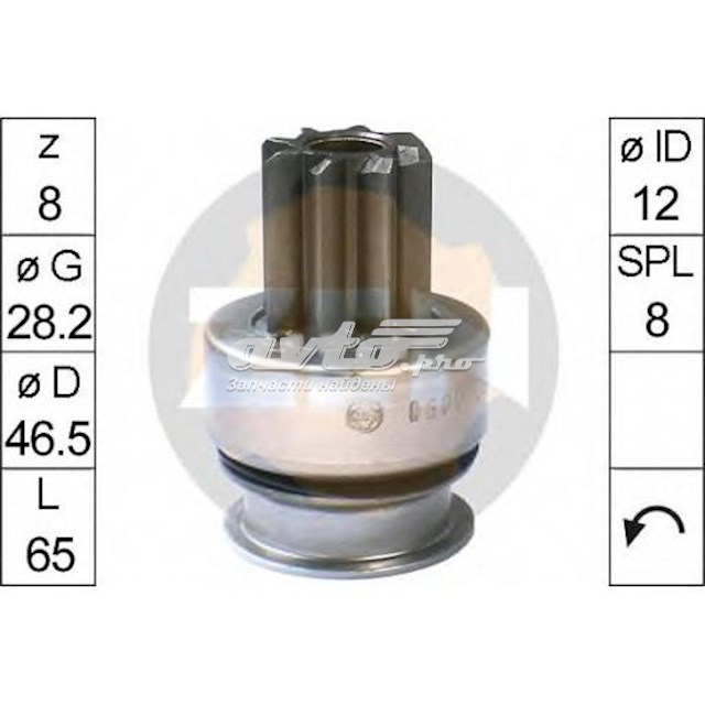 Бендикс стартера ZEN ZN0600