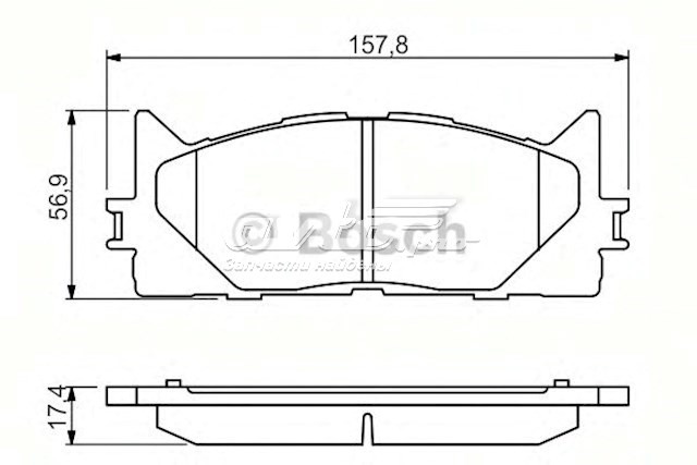 Колодки Bosch 986494430 цена, от 28.69 USD