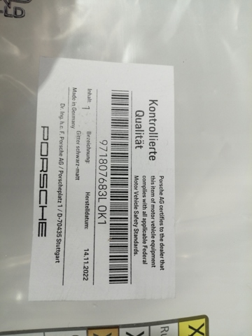 Купить 971807683LOK1 Porsche 
