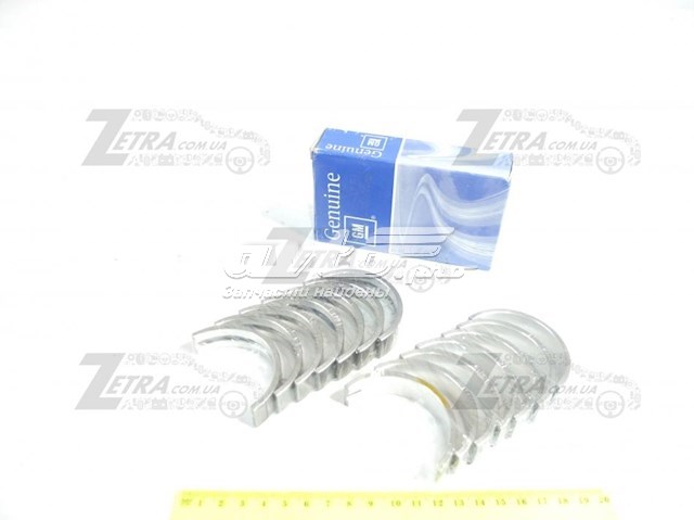 93742543 General Motors folhas inseridas principais de cambota, kit, 1ª reparação ( + 0,25)