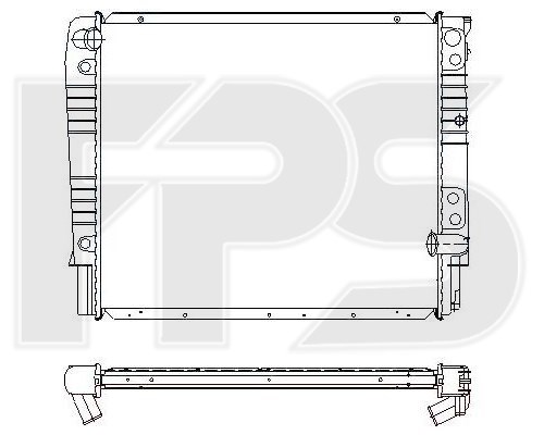 Радіатор FP72A959NS FPS