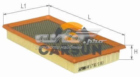 Воздушный фильтр AF1736S Alpha Filter