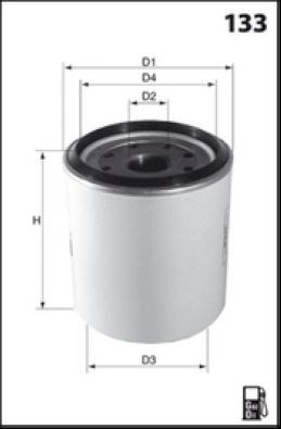 ELG5569 Mecafilter filtro de combustível