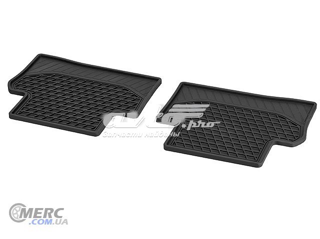 Tapetes dianteiros + traseiros, kit para Mercedes E  W213