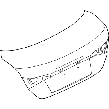 H43003SGCA Nissan/Infiniti Крышка багажника