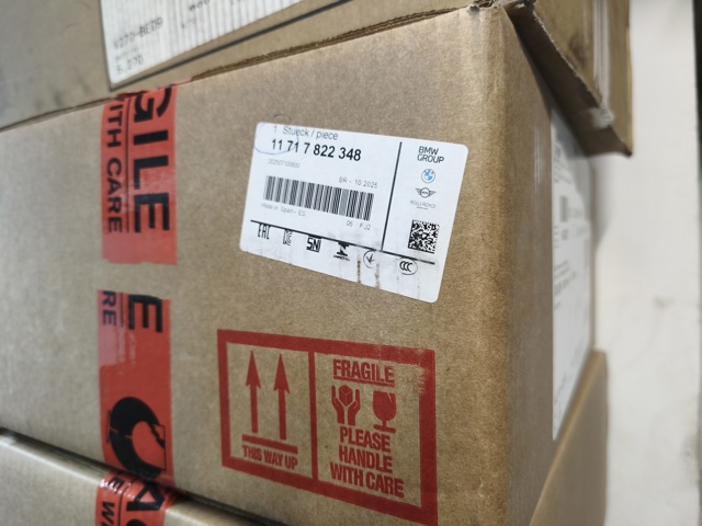 11717822348 BMW Enfriador EGR de recirculación de gases de escape original y equivalente