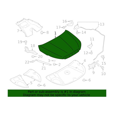 Капот FPS FP6728281 цена, от 162.74 USD