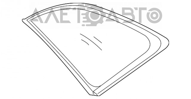 Купить 878201U200 Hyundai/Kia Стекло кузова (багажного отсека) правое