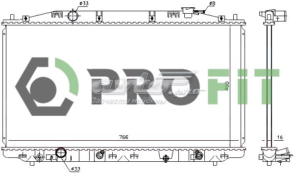 17400212 Profit radiador de esfriamento de motor