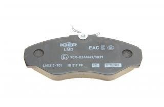Тормозные колодки Icer LM1315701