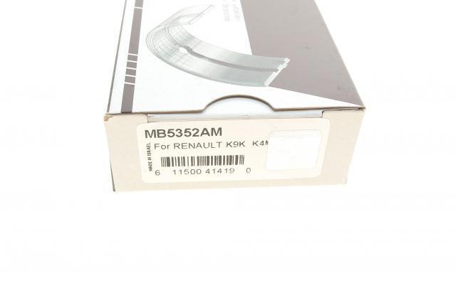 Вкладыши коленвала коренные, стандарт (STD) King MB5352AM цена, от 15.43 USD