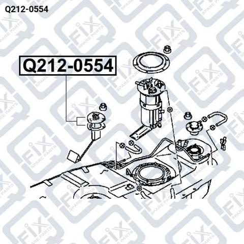 Датчик уровня топлива в бензобаке Q-fix Q2120554 цена, от 25.48 USD