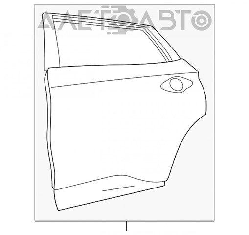 Дверь задняя, левая Nissan/Infiniti 821019UH0A цена, от 642.66 USD