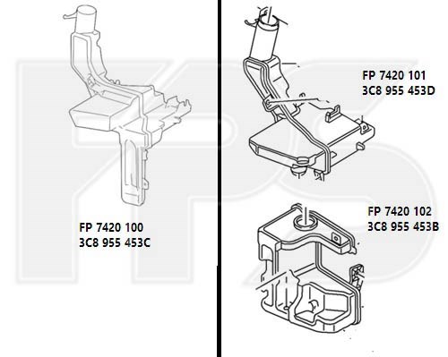 FP7420102 FPS Бачок омывателя стекла