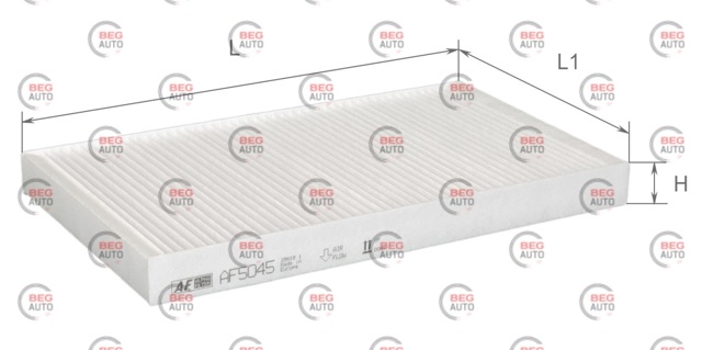 AF5045 Alpha Filter Внутрисалонный фильтр