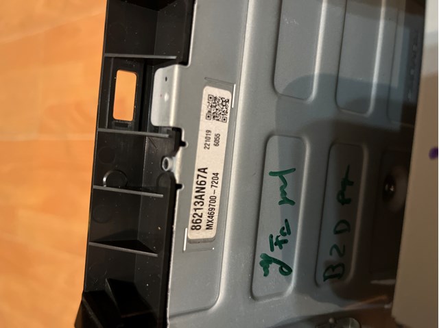 Купить 86213AN67A Subaru Дисплей многофункциональный