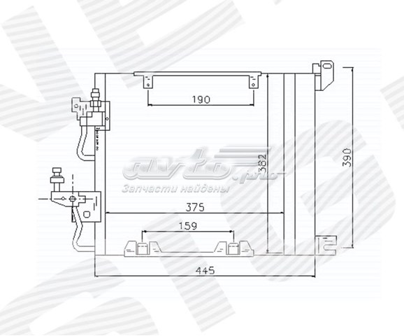 Радиатор кондиционера SIGNEDA RC94768