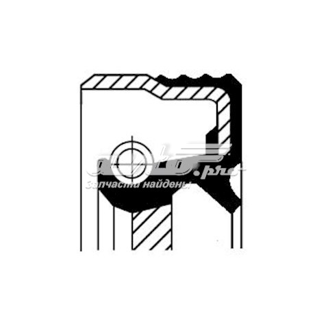 49106448 CORTECO Anillo retén de semieje, eje delantero, derecho original y equivalente