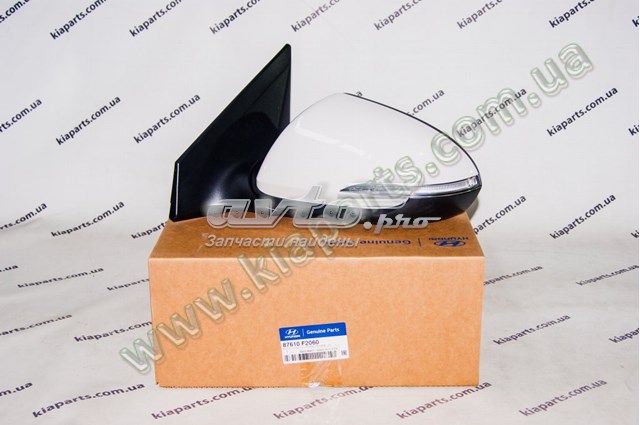 Зеркало заднего вида, левое Hyundai/Kia 87610F2060 цена, от 220.54 USD