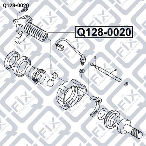 Муфта подключения переднего моста Q-fix Q1280020 цена, от 43.95 USD