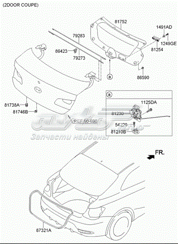 Купить 81752A7000WK Hyundai/Kia 