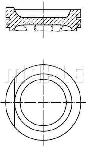 Поршень в зборі 339701 MAHLE