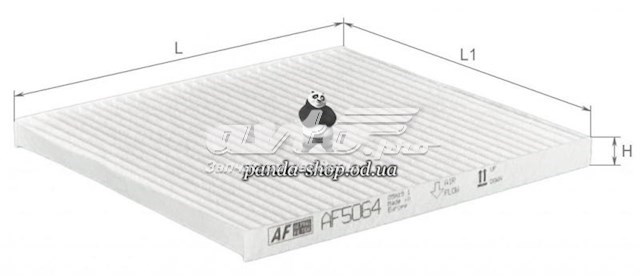 Купить AF5064 Alpha Filter Фильтр салона угольный
