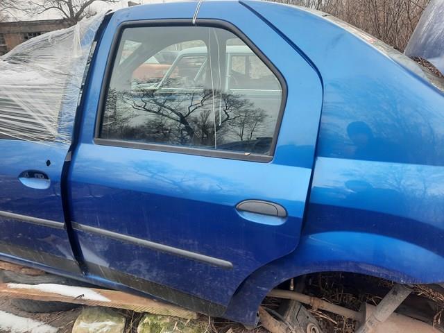 Стекло двери задней левой на Dacia Logan 